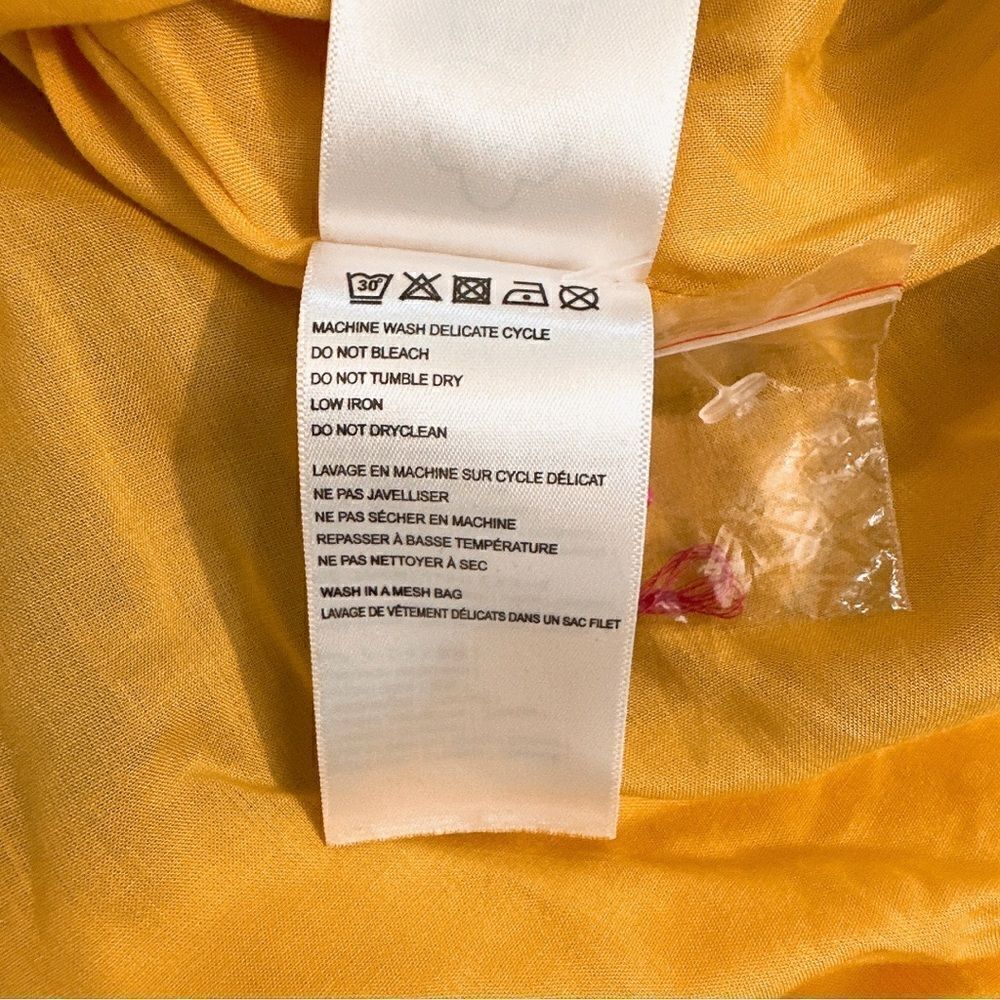 FARM RIO Yellow Fruit Dream Long Sleeve Mini Dress NWT - Picture 11 of 12